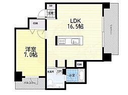 アークリヴェール 1LDKの間取図画像