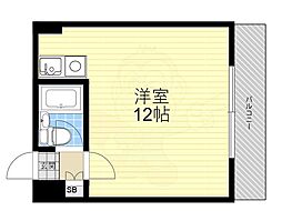 EPO長堀レジデンス2 1Kの間取図画像