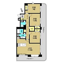 間取図画像 3LDK