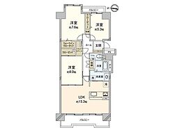 間取図画像 3LDK