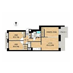 間取図画像 3LDK