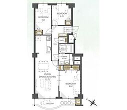 間取図画像 3LDK