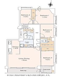 ドミール南16条 4LDKの間取図画像