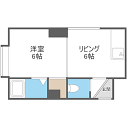 ビッグバーンズマンション本郷 1DKの間取図画像