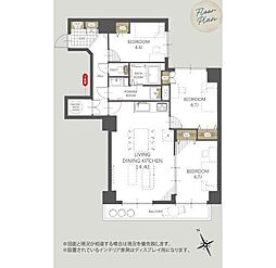 三和ハイツ本郷 3LDKの間取図画像
