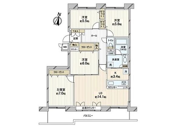 間取り：301000113119