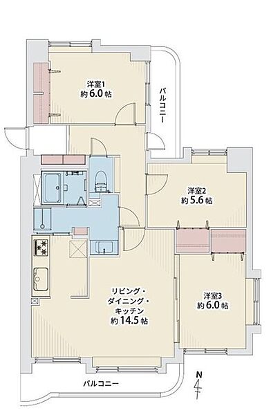 間取りを拡大表示
