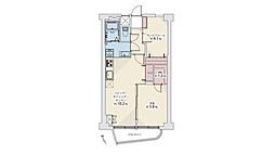 インペリアル札幌 1SLDKの間取図画像