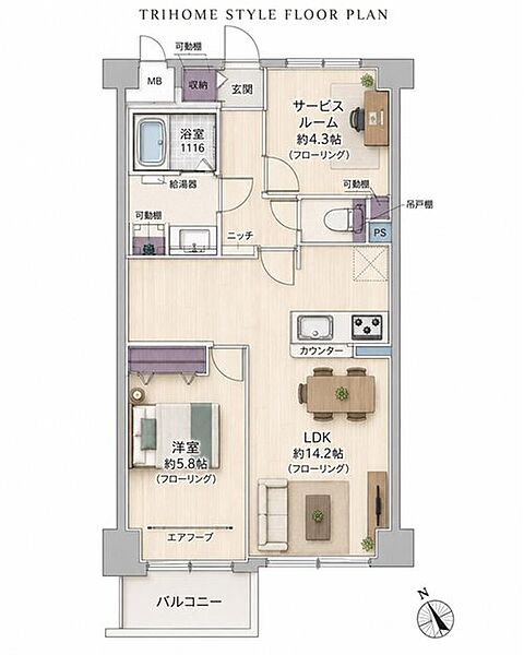 間取り：301000116820
