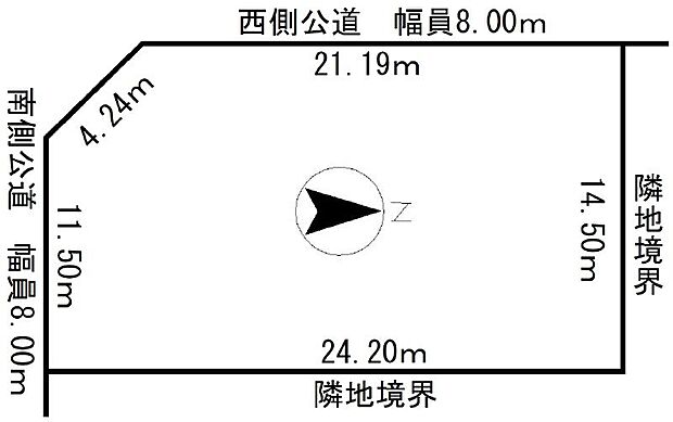 カーポート2台用 設置可能