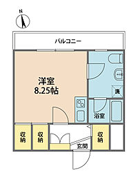 間取図画像 ワンルーム