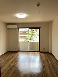 ルミナス 107 1階ワンルームの寝室