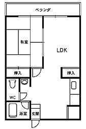 間取図画像 1LDK