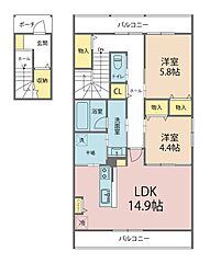物件の間取り