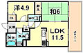 白鷹苦楽園マンション2階10.0万円