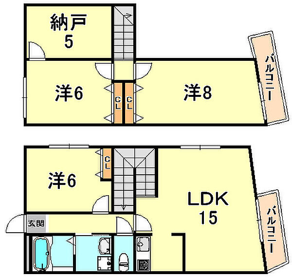 同じ建物の物件間取り写真 - ID:228049285075