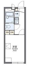 レオパレス魚崎 1Kの間取図画像