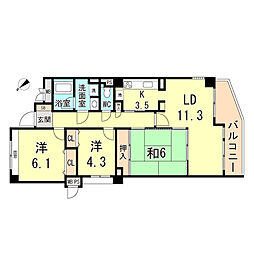 ステイツ神戸青谷・城の下通 3階