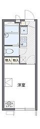 レオパレス六甲ガーデンズ 1Kの間取図画像