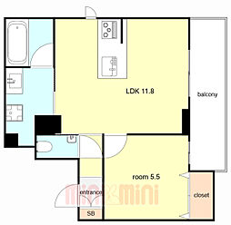 シャーメゾン エフフィールド 4階