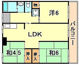 間取図画像 3LDK