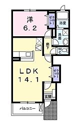 ルナパレス D 1階