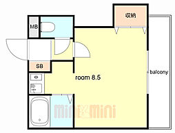 間取図画像 ワンルーム