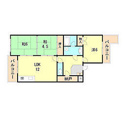 間取図画像 3LDK
