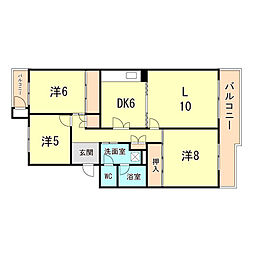 中落合第一住宅453号棟 5階