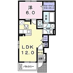 ＭＵＫＯ7−ＳＫＴII 1階1LDKの間取り