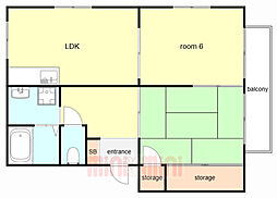 ハイツ武宮 2階
