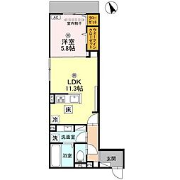 間取図画像 1LDK