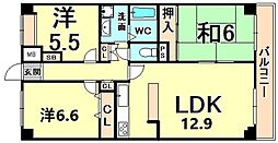 間取図画像 3LDK