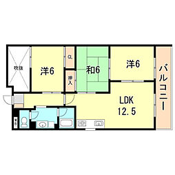 クレストコート 3階/303