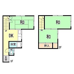 ユニオンハイツ 1階3DKの間取り