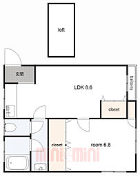 平和マンション 4階