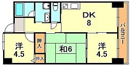 間取図画像 3DK