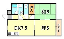 間取図画像 2DK