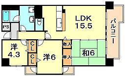 パレ清水が丘 3階
