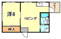 ジャスティスハイツ 2階/201