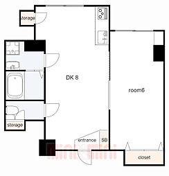 あけぼのコート 1階