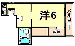 武庫之荘ヴィラ 4階