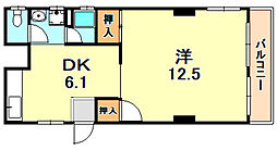 間取図画像 1DK