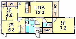 アコルデ西宮北口 3階