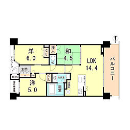 ワコーレ武庫之荘本町 3F 3階3LDKの間取り