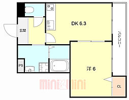 コンフォール姫里III 2階
