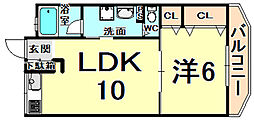 間取図画像 1LDK