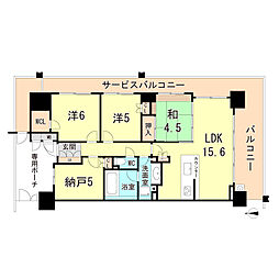 間取図画像 3SLDK