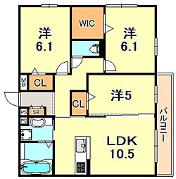 間取図画像 3LDK