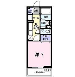 間取図画像 1K